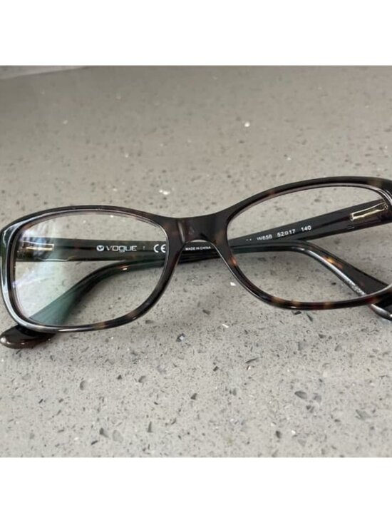Vogue Eyewear Tortoise Shell Rectangular Eyeglasses Frames main image 7